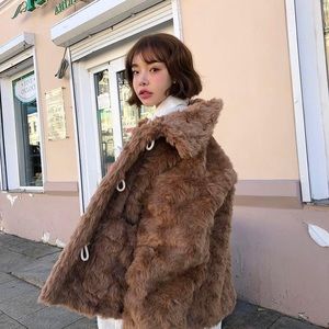 STYLENANDA Faux Fur Teddy Coat